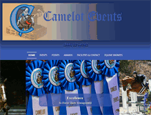 Tablet Screenshot of camelotevents.com